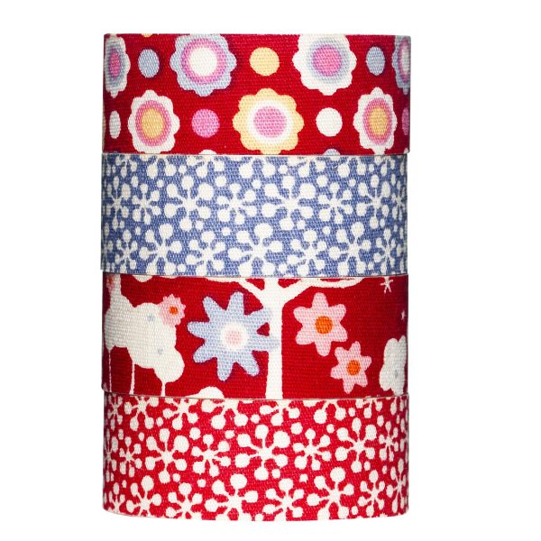 CINTA X4 TELA ADHESIVA 1M X 1.5CM - Candy Bloom